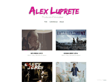 Tablet Screenshot of alexluprete.com